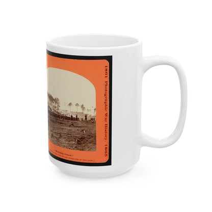 Mounting Guard 001 (U.S. Civil War) White Coffee Mug-Go Mug Yourself