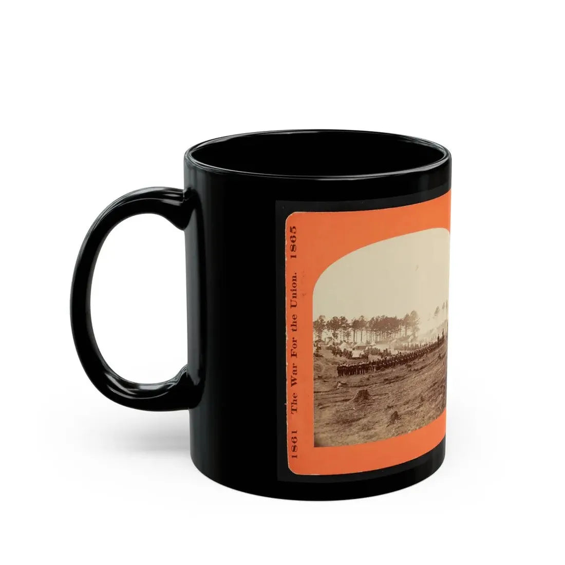 Mounting Guard  001 (U.S. Civil War) Black Coffee Mug - Go Mug Yourself