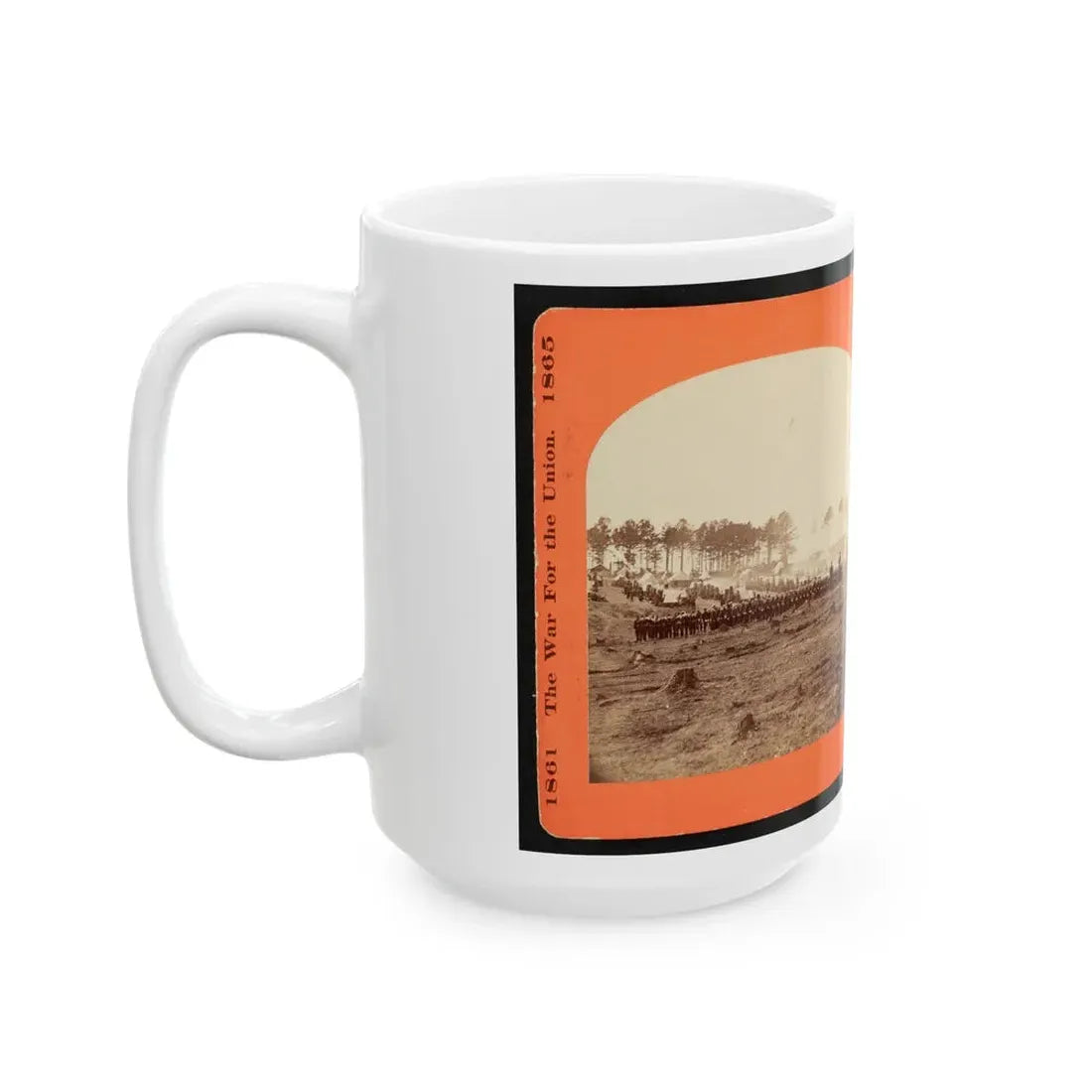 Mounting Guard  001 (U.S. Civil War) White Coffee Mug - Go Mug Yourself