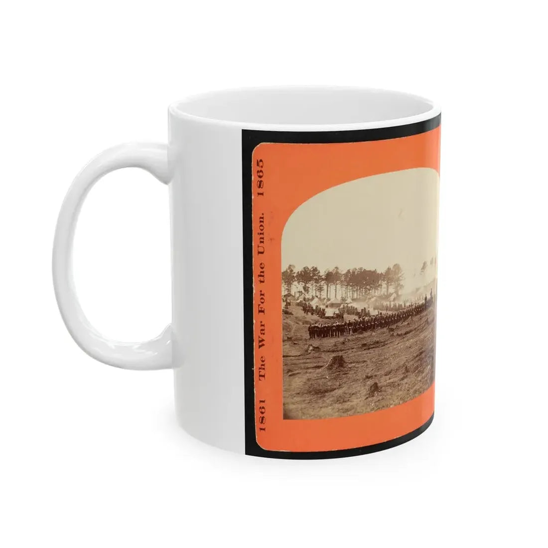 Mounting Guard  001 (U.S. Civil War) White Coffee Mug - Go Mug Yourself