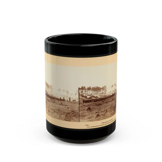 Mounting Guard (U.S. Civil War) Black Coffee Mug-15oz-Go Mug Yourself