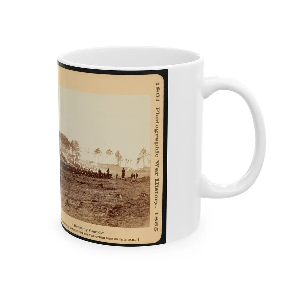 Mounting Guard (U.S. Civil War) White Coffee Mug-Go Mug Yourself