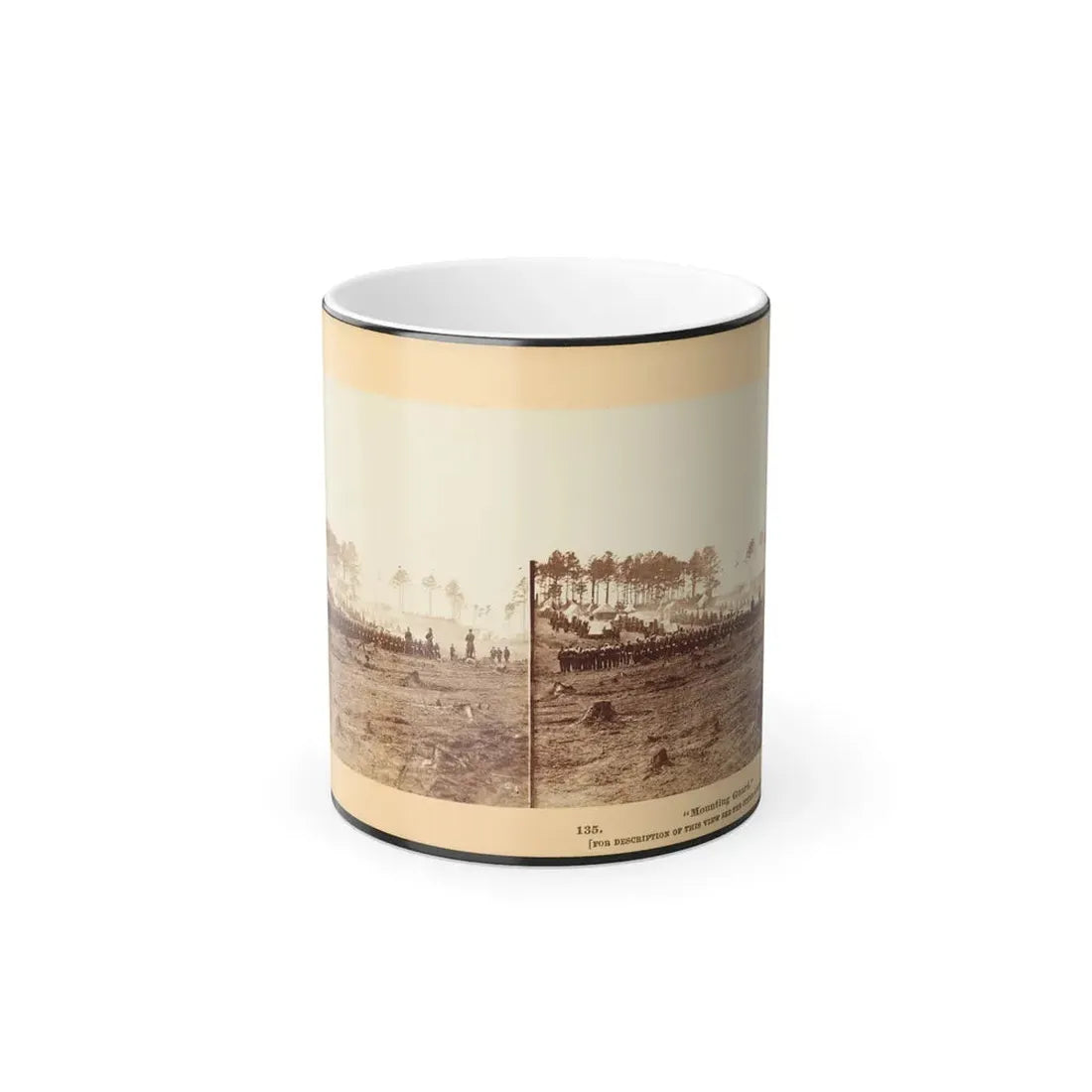 Mounting Guard (U.S. Civil War) Color Changing Coffee Mug 11oz - Go Mug Yourself