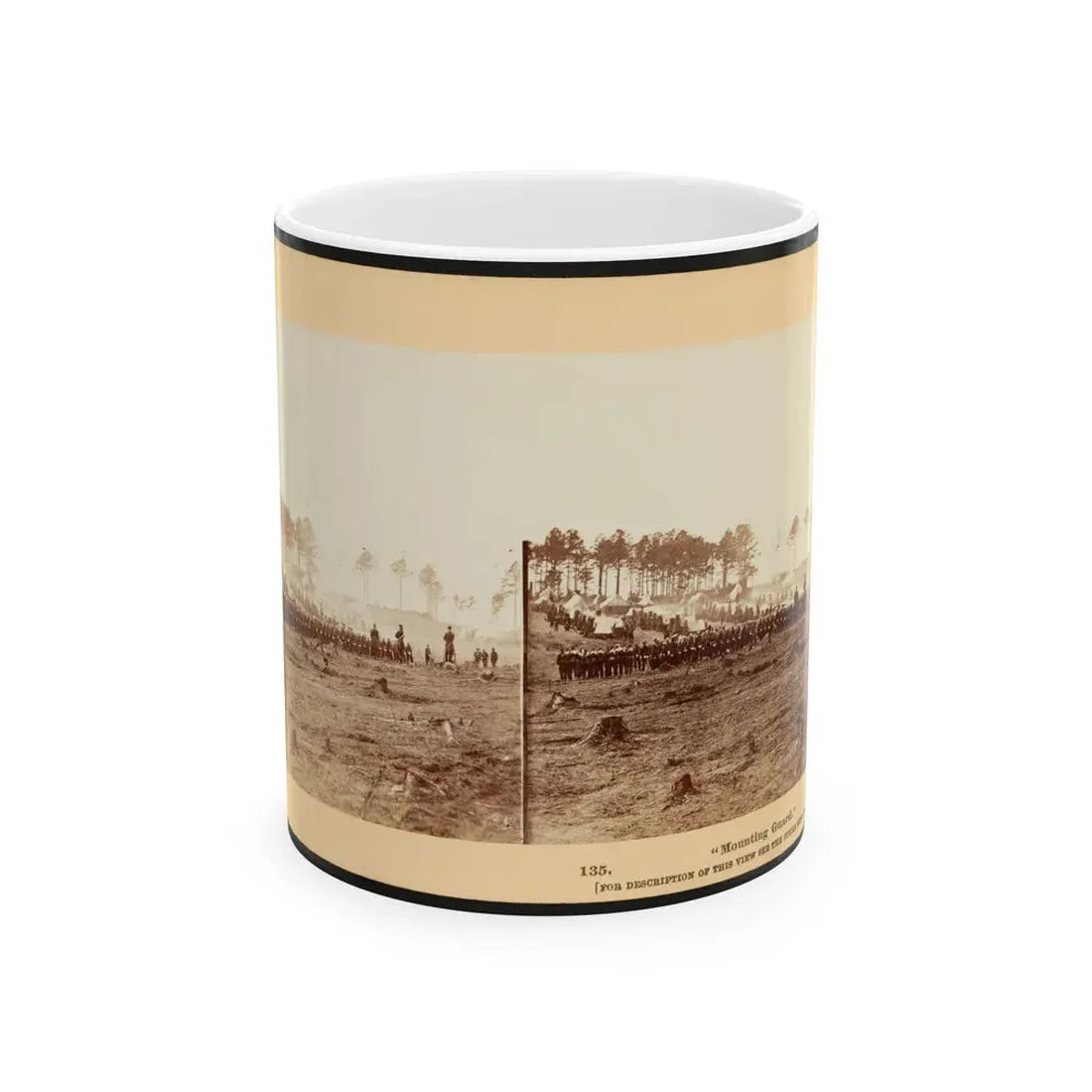 Mounting Guard (U.S. Civil War) White Coffee Mug 11oz - Go Mug Yourself