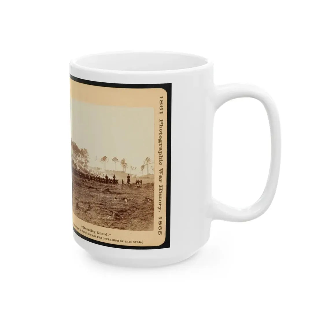 Mounting Guard (U.S. Civil War) White Coffee Mug - Go Mug Yourself