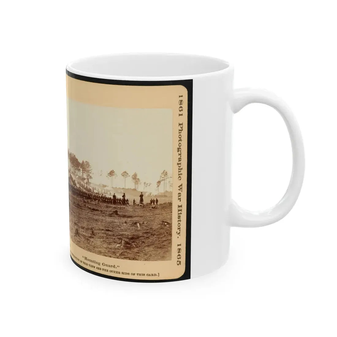 Mounting Guard (U.S. Civil War) White Coffee Mug - Go Mug Yourself