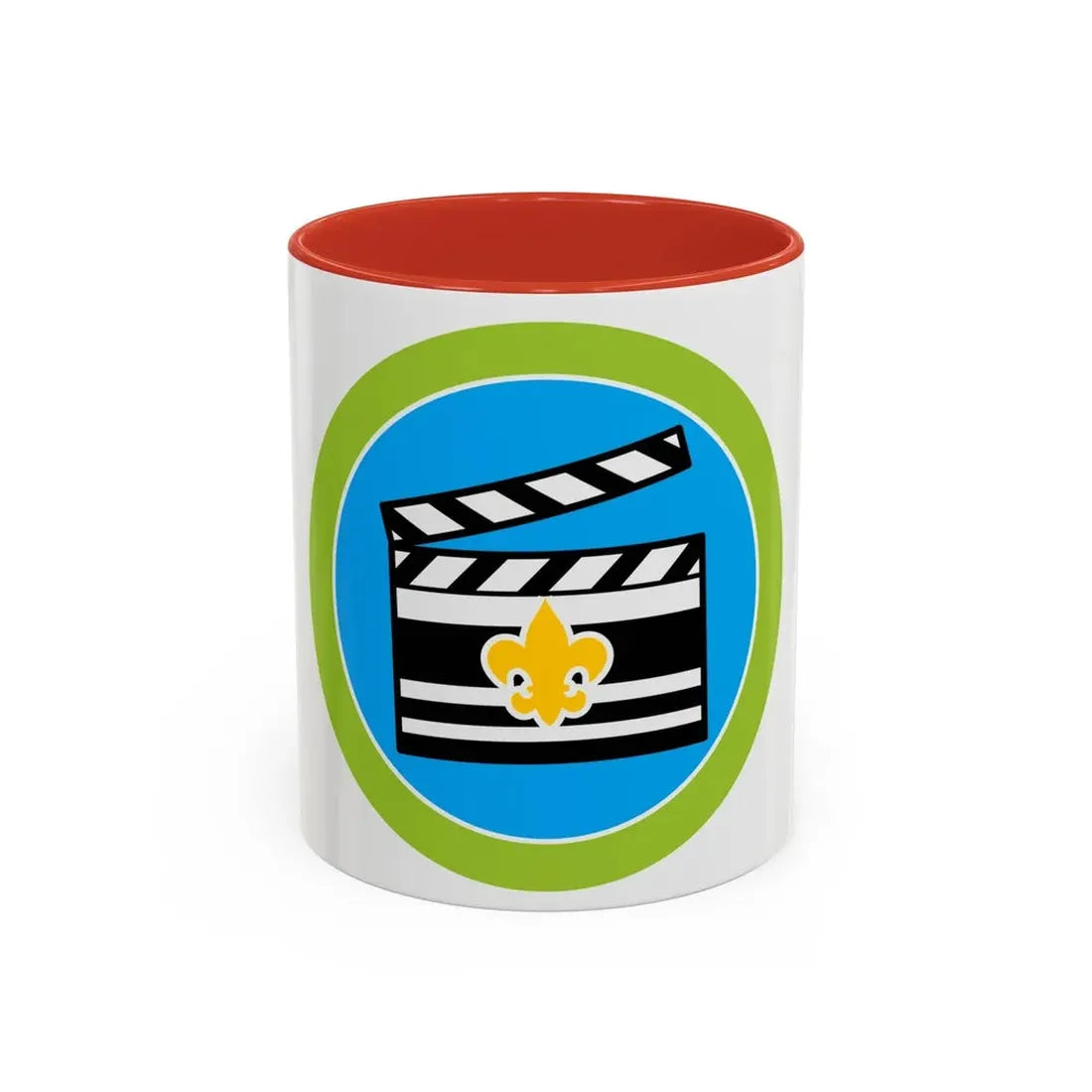 Moviemaking (Boy Scout Merit Badge) Accent Coffee Mug 11oz Red - Go Mug Yourself