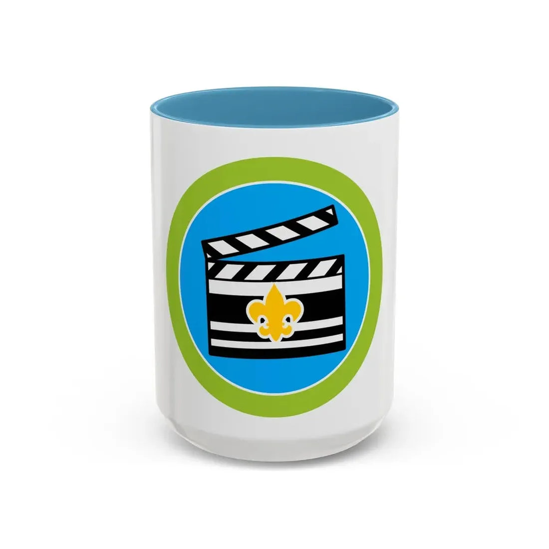 Moviemaking (Boy Scout Merit Badge) Accent Coffee Mug 15oz Light Blue - Go Mug Yourself