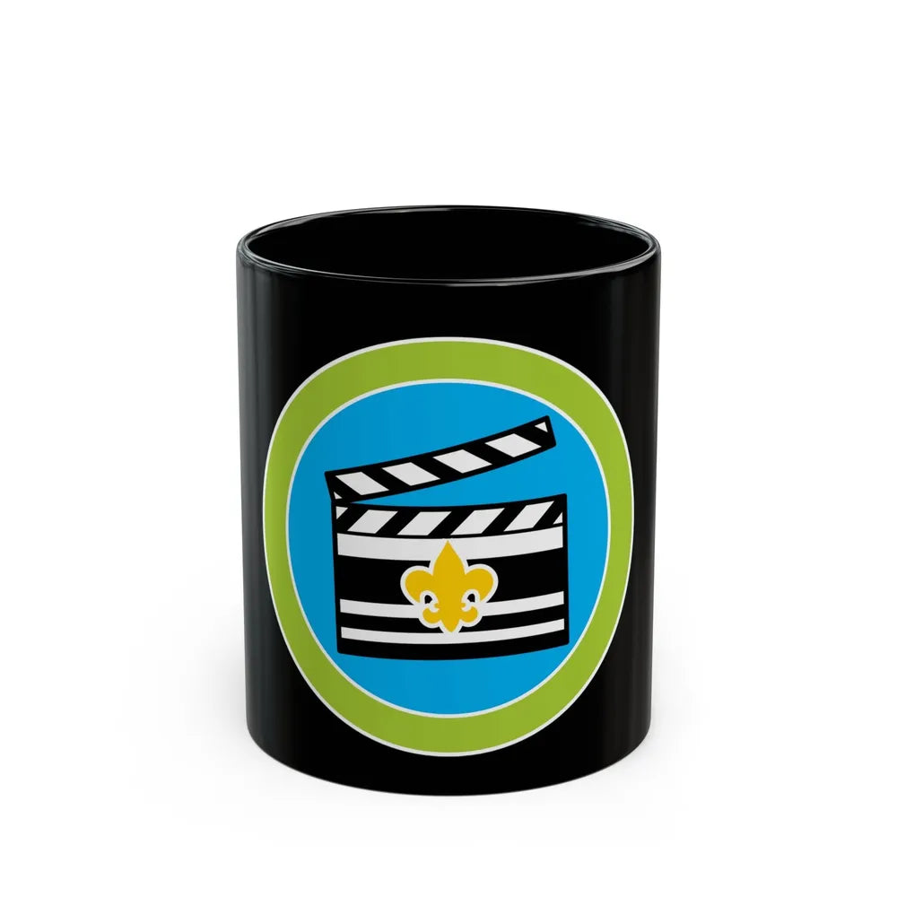 Moviemaking (Boy Scout Merit Badge) Black Coffee Mug-11oz-Go Mug Yourself