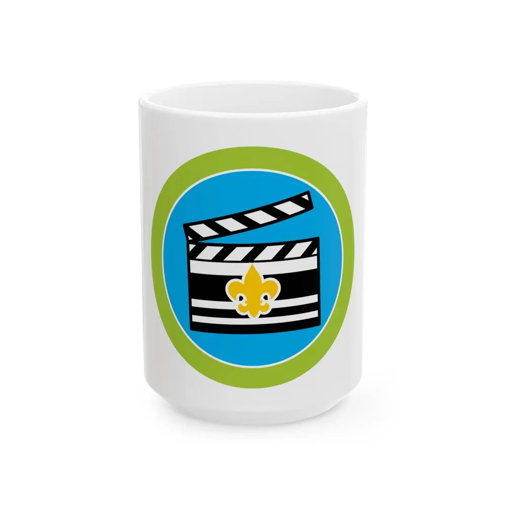 Moviemaking (Boy Scout Merit Badge) White Coffee Mug-15oz-Go Mug Yourself