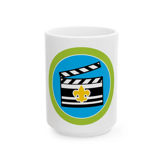 Moviemaking (Boy Scout Merit Badge) White Coffee Mug-15oz-Go Mug Yourself