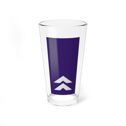 Mozambique AirForce OR 5 (Mozambique) (Military Rank) Pint Glass 16oz 16oz - Go Mug Yourself