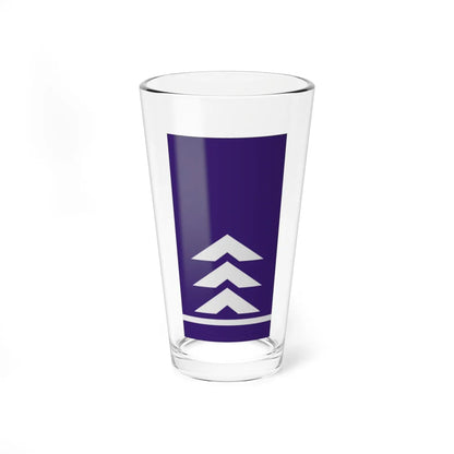 Mozambique AirForce OR 7 (Mozambique) (Military Rank) Pint Glass 16oz 16oz - Go Mug Yourself