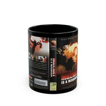 MOZART IS A MURDERER (VHS COVER) - Black Coffee Mug 11oz - Go Mug Yourself