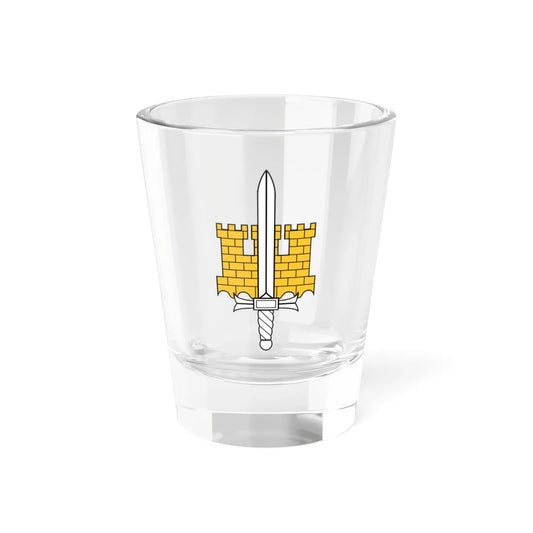 MpKK joukko-osastotunnus (Finland) (Coat of Arms) Shot Glass 1.5oz 1.5oz - Go Mug Yourself