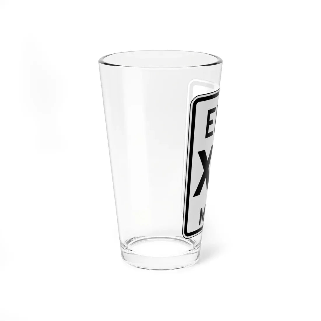 MPR Delaware R2-1-DE (Delaware) (Road Sign) Pint Glass 16oz - Go Mug Yourself