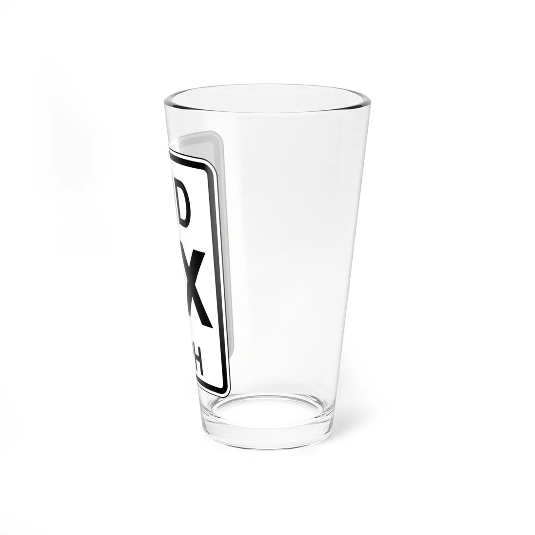 MPR Delaware R2-1-DE (Delaware) (Road Sign) Pint Glss 16oz - Go Mug Yourself