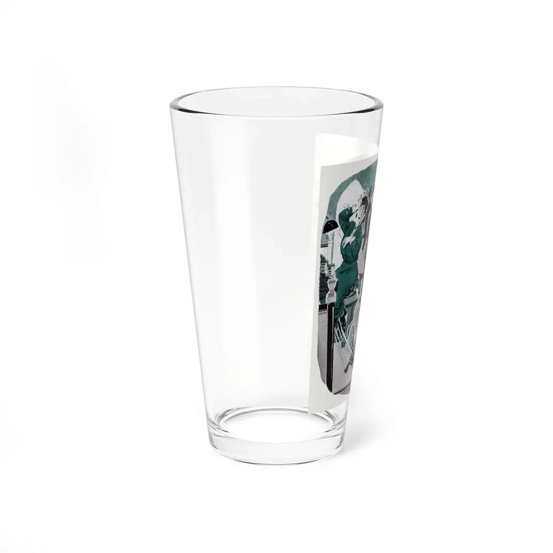 Mr Busby, Collier's, December 24, 1949 (Magazine Illustration) Pint Glass 16oz - Go Mug Yourself