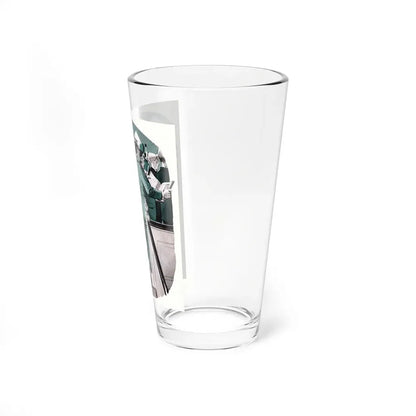 Mr Busby, Collier's, December 24, 1949 (Magazine Illustration) Pint Glass 16oz - Go Mug Yourself