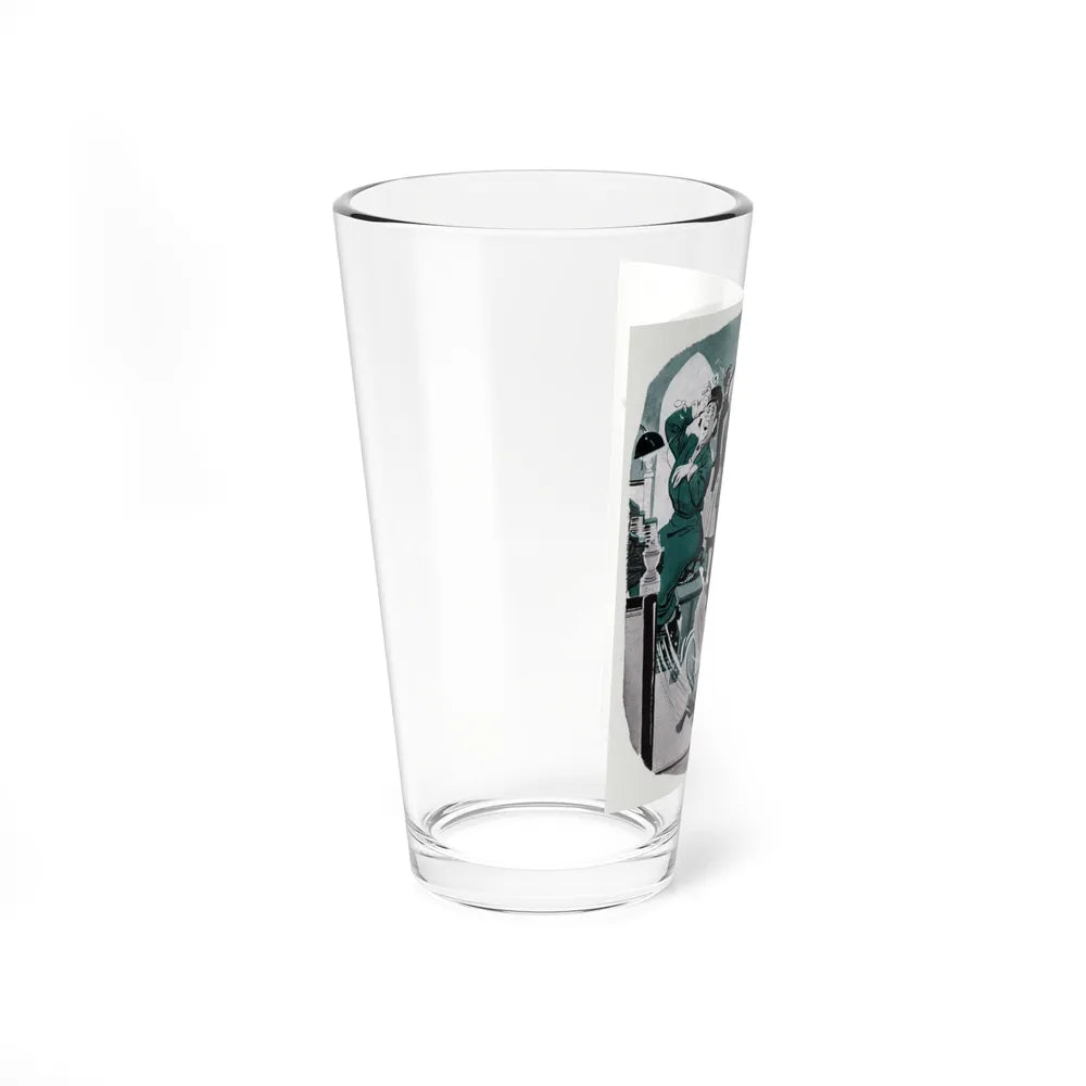 Mr Busby, Collier's, December 24, 1949 (Magazine Illustration) Pint Glass 16oz-Go Mug Yourself