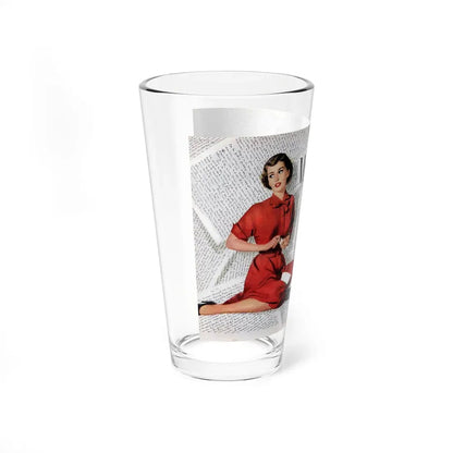 Mr. Killer, Today's Woman, January 1952 (Magazine Illustration) Pint Glass 16oz - Go Mug Yourself