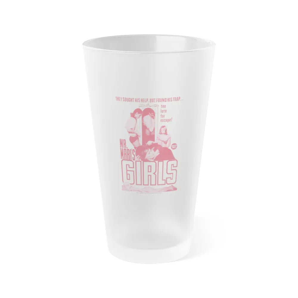 MR MARI'S GIRLS 1967 Movie Poster - Frosted Pint Glass 16oz-16oz-Frosted-Go Mug Yourself