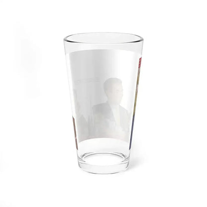 Mr. Maugham Himself (4), The Literary Guild Review, December 1954 (Magazine Illustration) Pint Glass 16oz - Go Mug Yourself