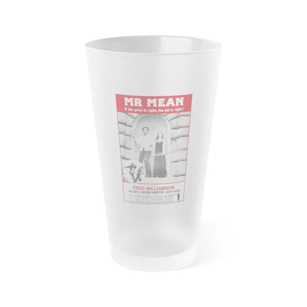 MR MEAN 1977 Movie Poster - Frosted Pint Glass 16oz-Go Mug Yourself