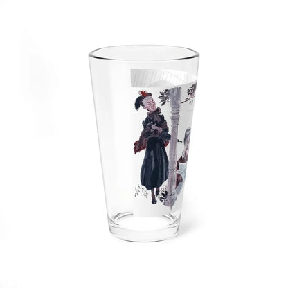 Mr. Peplum's Parrot, Everywoman's Magazine, March 1946 (Magazine Illustration) Pint Glass 16oz - Go Mug Yourself