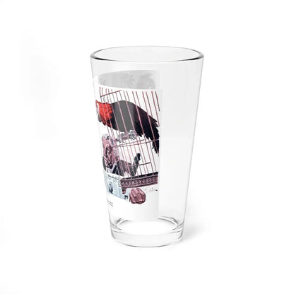Mr. Peplum's Parrot, Everywoman's Magazine, March 1946 (Magazine Illustration) Pint Glass 16oz - Go Mug Yourself