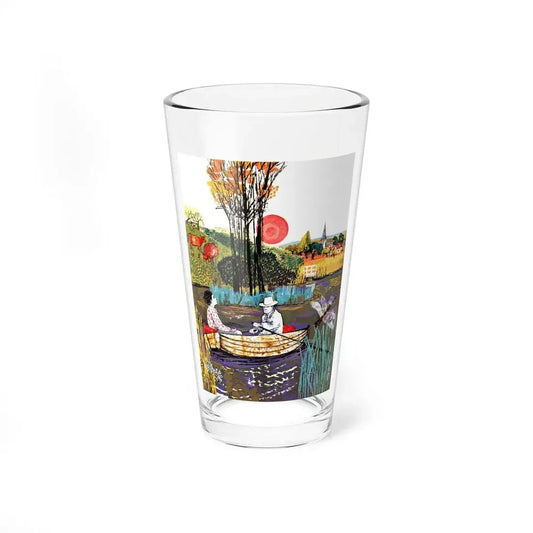 Mr Pringle And The Red, Red Rose by Pat Watson, Homes & Gardens, 1965 (Magazine Illustration) Pint Glass 16oz 16oz - Go Mug Yourself