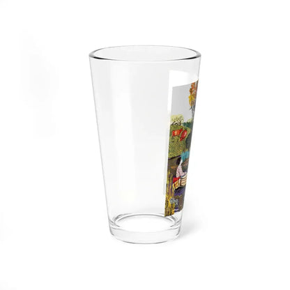 Mr Pringle And The Red, Red Rose by Pat Watson, Homes & Gardens, 1965 (Magazine Illustration) Pint Glass 16oz - Go Mug Yourself