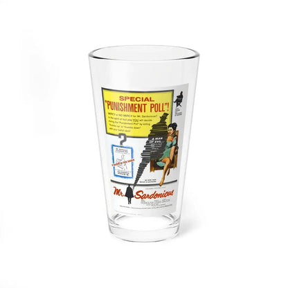 MR. SARDONICUS 1961 Movie Poster - Pint Glass 16oz 16oz - Go Mug Yourself