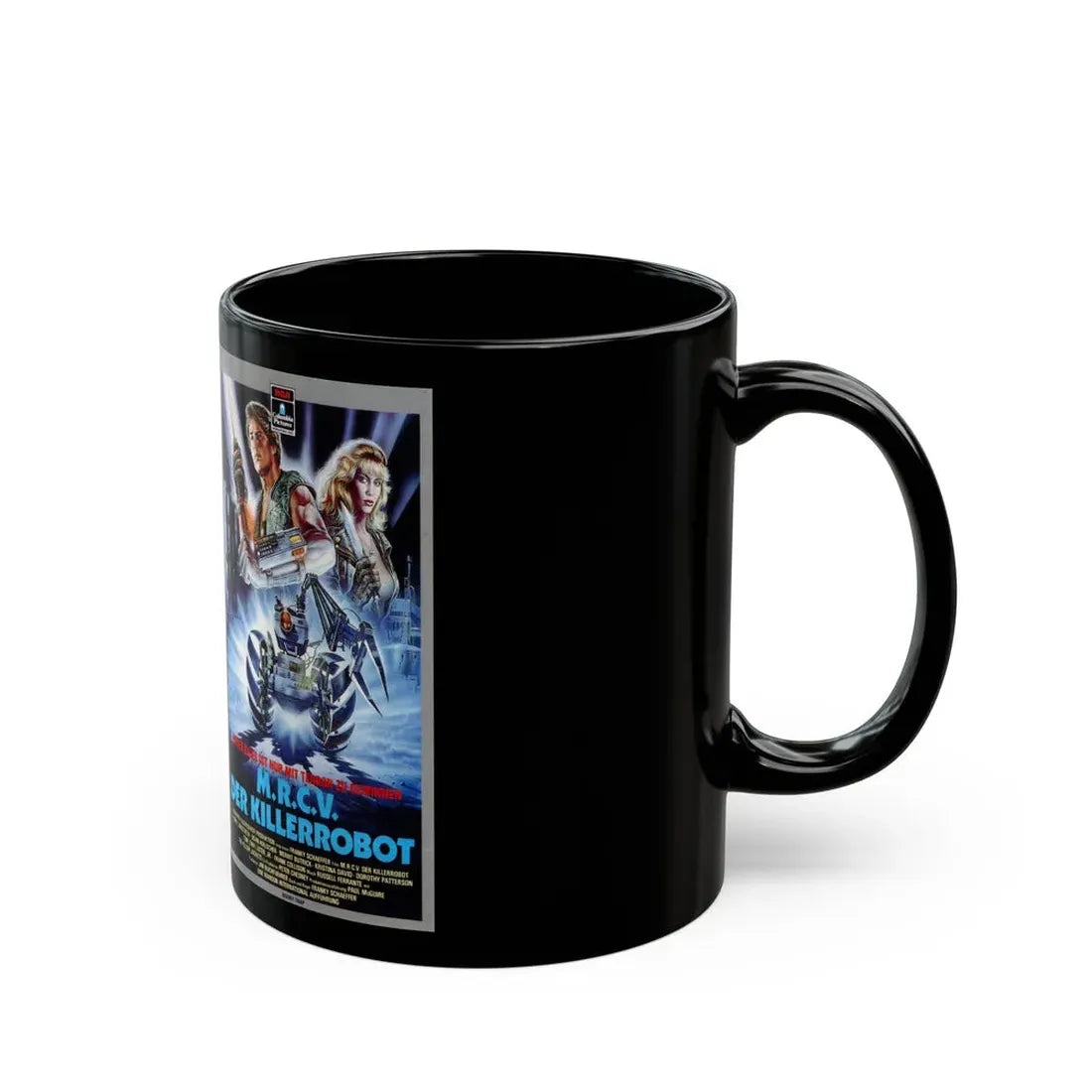 MRCV DER KILLERROBOT (VHS COVER) - Black Coffee Mug - Go Mug Yourself