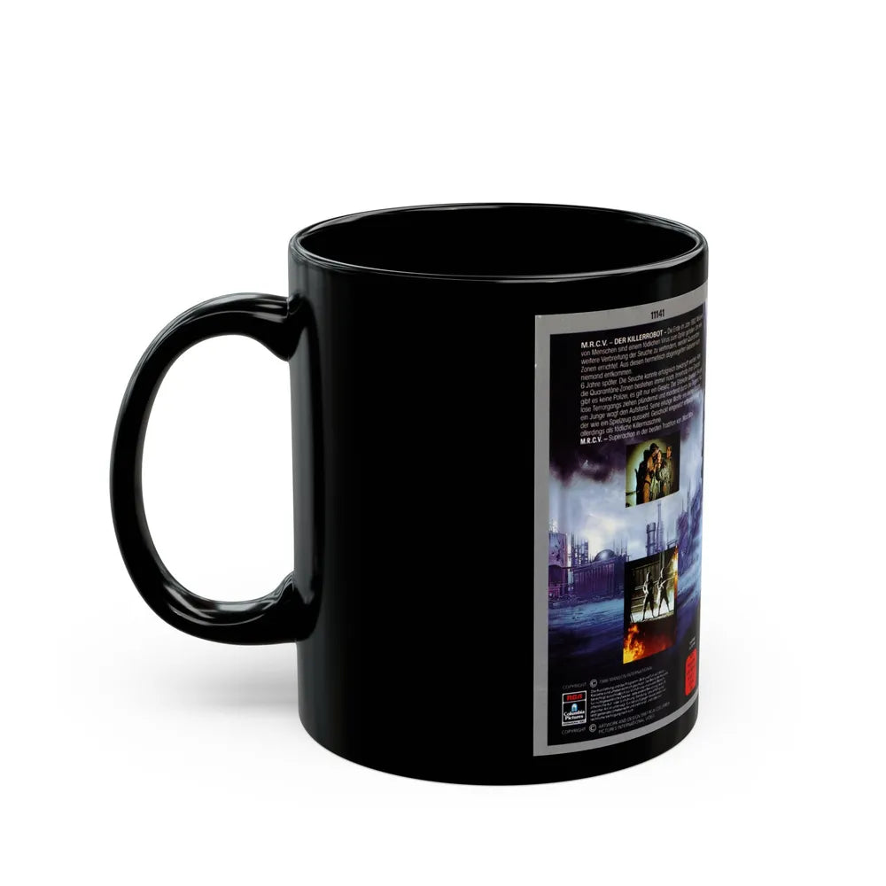 MRCV DER KILLERROBOT (VHS COVER) - Black Coffee Mug-Go Mug Yourself