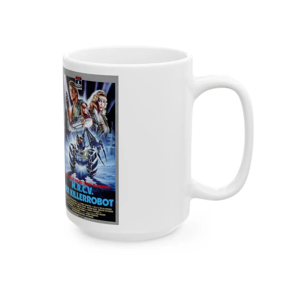 MRCV DER KILLERROBOT (VHS COVER) - White Coffee Mug-Go Mug Yourself