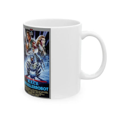 MRCV DER KILLERROBOT (VHS COVER) - White Coffee Mug - Go Mug Yourself