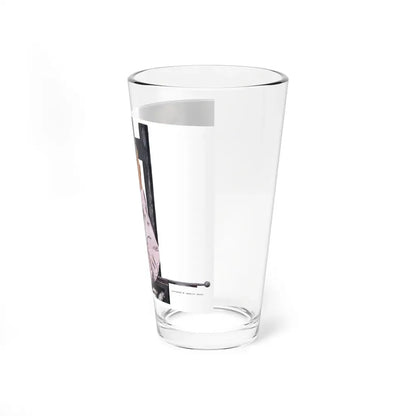 Mrs Brewster's One-Man Show, Cosmopolitan, March 1951 (Magazine Illustration) Pint Glass 16oz - Go Mug Yourself