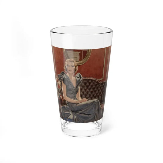 Mrs. Brookfield Van Rensselaer, Camel Cigarette advertisement, 1935 (Magazine Illustration) Pint Glass 16oz 16oz - Go Mug Yourself