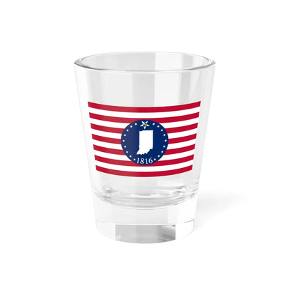 Mrs. K. F. Brook Indiana State Flag Proposal (India) Shot Glass 1.5oz 1.5oz - Go Mug Yourself