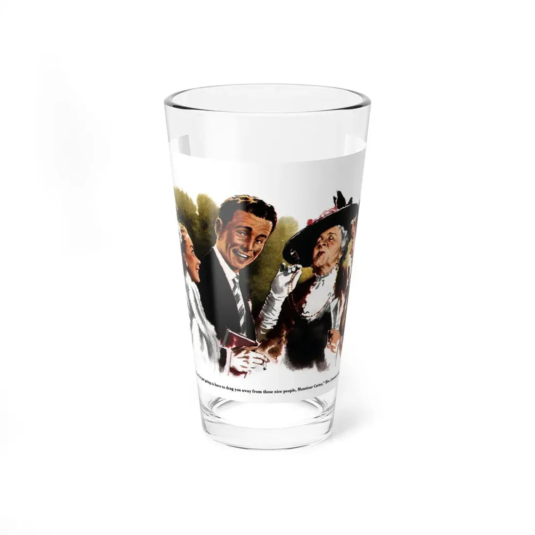 Mrs. Lancaster's Motion, Collier's, December 13, 1952 (Magazine Illustration) Pint Glass 16oz 16oz - Go Mug Yourself