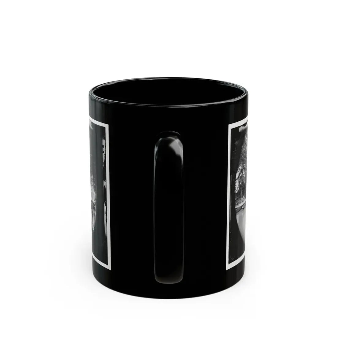 Mrs. Nelson's Crossing, Va. Pontoon Bridge Across The Pamunkey, Built By The 50th New York Engineers (U.S. Civil War) Black Coffee Mug - Go Mug Yourself