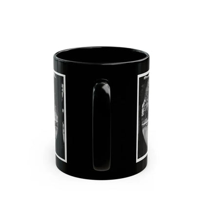 Mrs. Nelson's Crossing, Va. Pontoon Bridge Across The Pamunkey, Built By The 50th New York Engineers (U.S. Civil War) Black Coffee Mug - Go Mug Yourself