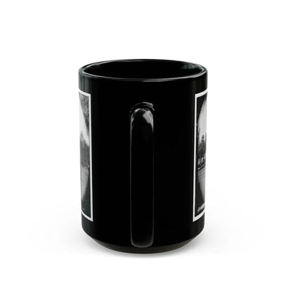 Mrs. Nelson's Crossing, Va. Ruins Of The Richmond And York River Railroad Bridge Across The Pamunkey, Above White House (U.S. Civil War) Black Coffee Mug - Go Mug Yourself