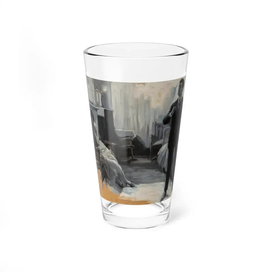 Mrs. Ryder's Happiness, American Weekly interior illustration, September 1918 (Magazine Illustration) Pint Glass 16oz 16oz - Go Mug Yourself