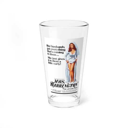 MRS. BARRINGTON 1974 Movie Poster - Pint Glass 16oz-16oz-Go Mug Yourself