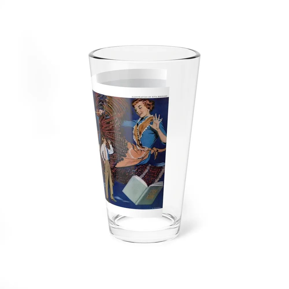 Mrs. Baxter, Today's Woman, November 1949 (Magazine Illustration) Pint Glass 16oz-Go Mug Yourself