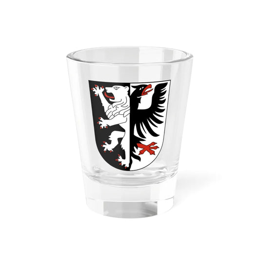 Märstetten-blazon (Switzerland) (Coat of Arms) Shot Glass 1.5oz 1.5oz - Go Mug Yourself