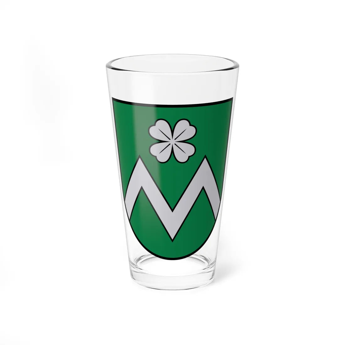 Mārupes pilsētas ģerbonis (Latvia) (Coat of Arms) Pint Glass 16oz 16oz - Go Mug Yourself