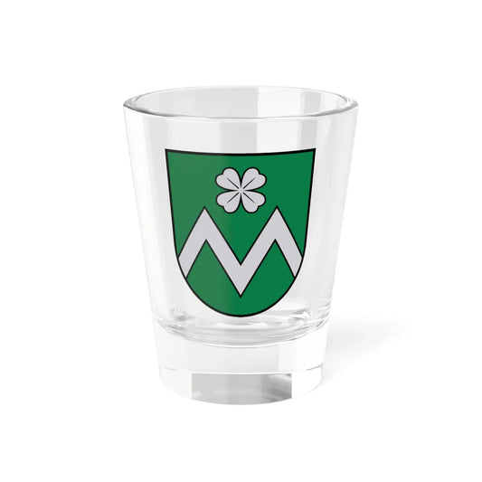 Mārupes pilsētas ģerbonis (Latvia) (Coat of Arms) Shot Glass 1.5oz 1.5oz - Go Mug Yourself